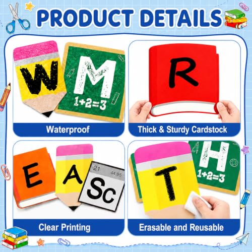 23-Piece Classroom Bulletin Board Decor Set for Reading, Math & Science