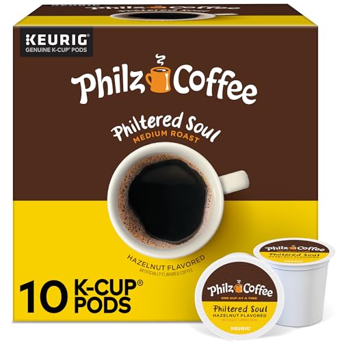 Philz Coffee Philtered Soul K-Cup Pods, Medium Roast Hazelnut, 10 Count