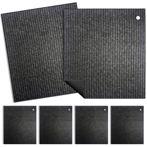 Spunspon Swedish Dish Cloths - 6 Pack Reusable Eco-Friendly Sponges (Black)