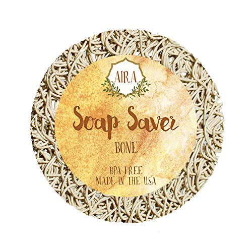 Aira Soap Saver - BPA Free Round Bone Soap Lift & Dish Holder