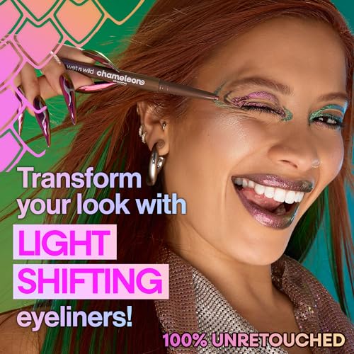 wet n wild Chameleon Chrome Eyeliner - Waterproof Multichrome Planet Disco