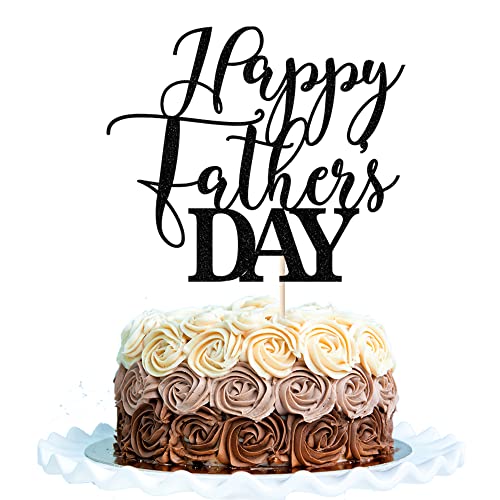 Happy Father's Day Cake Topper - Dad Birthday Decoration