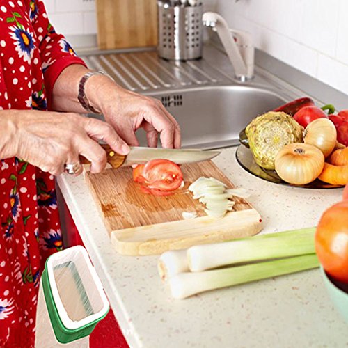 Lunies Over Cabinet Trash Bag Holder - Space-Saving Kitchen Organizer