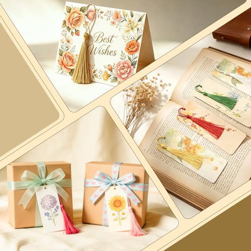 20 Color Mini Tassel Set for Bookmark Crafting – 100pcs Mix