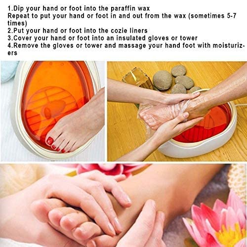 ALLmuis Paraffin Bath Liners for Feet - 200 Count Thick Spa Pedicure Bags