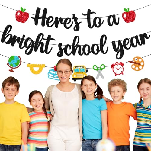Bright School Year Banner - Welcome Back Party Decorations