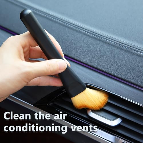 2 Pack Microfiber Dusting Brush Kit for Delicate Cleaning