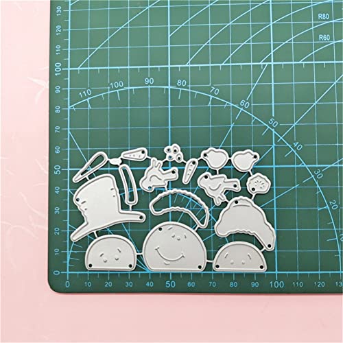 Christmas Metal Die Cuts Set for Scrapbooking & Card Making