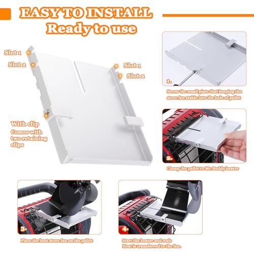 HUAREW Multifunctional Heater Bracket for Mr. Heater Buddy Fans