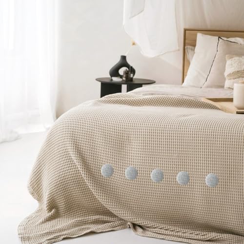 14-Piece Upholstery Twist Pins for Securing Sofa Covers - Light Gray
