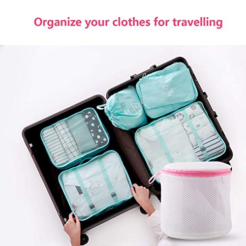 Ainiv 3PCS Pink Mesh Laundry Bags for Delicates, Bras, and Lingerie