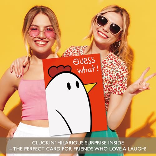 Funny Chicken Birthday Card for Kids - Hilarious 7-10 Year Olds