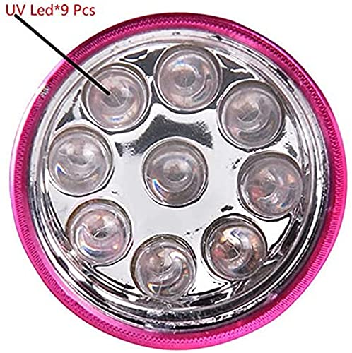 Meitawilltion Handheld UV LED Nail Dryer Flashlight - Pink
