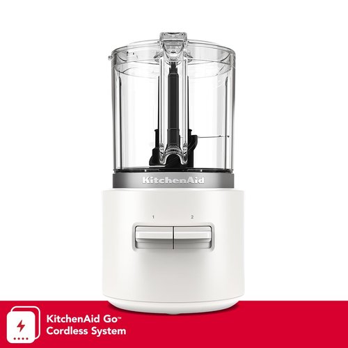 KitchenAid Go Cordless Food Chopper - battery sold separately, KFCR500, Porcelain White