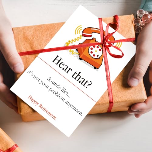 Funny Retirement Card for Men & Women - Witty Farewell Gift