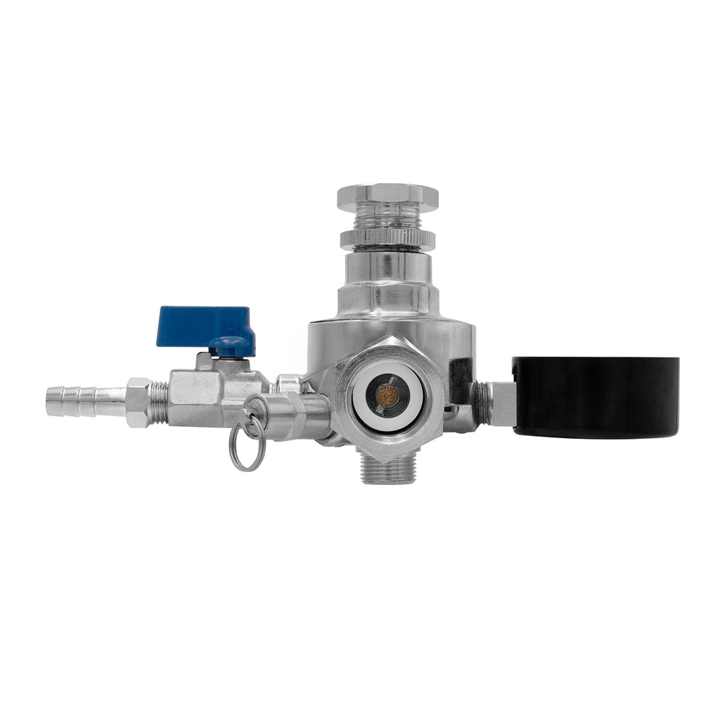 Kegco KC LH-542-2 Dual Product Premium Pro Series Dual Gauge Co2 Beer Regulator, Chrome