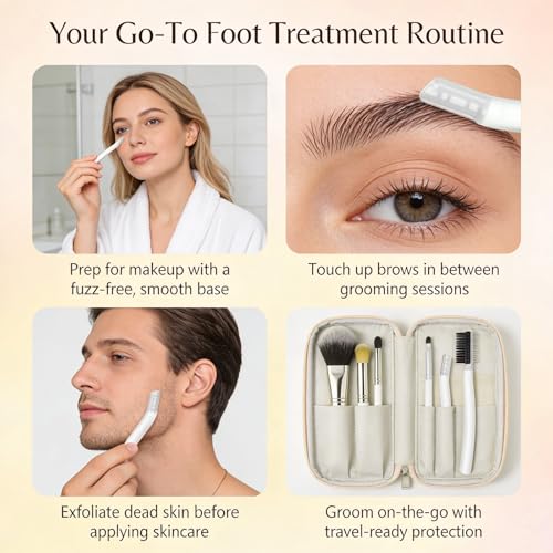 Gjinxi 10pcs Dermaplane Razors for Women Face & Eyebrow Trimmer