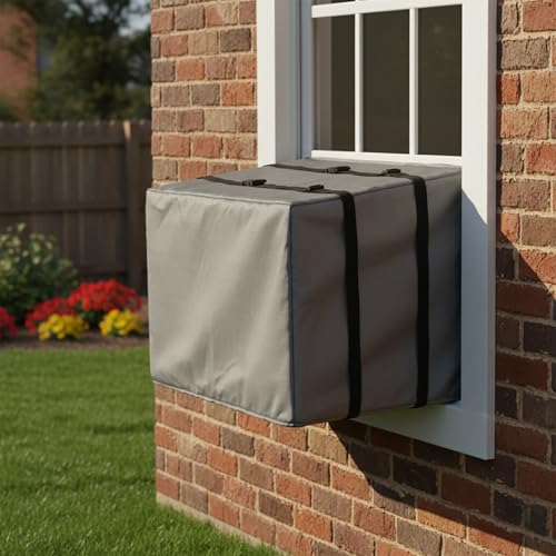 BNYD Waterproof Window Air Conditioner Cover - 21.5 x 16 x 15 Inch