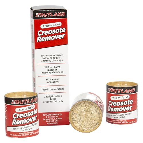 RUTLAND Creosote Remover Toss-In Canisters - 3 Pack, 3 Oz