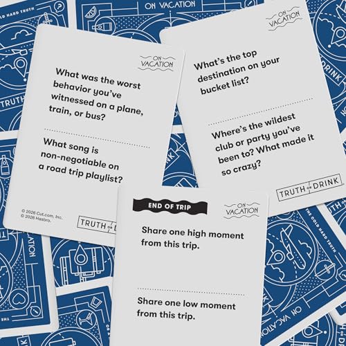 Truth or Drink: On Vacation Game for Adults | 200 Hilarious Questions