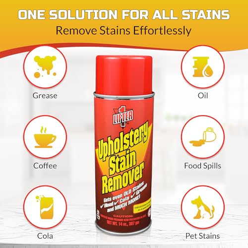 LIFTER-1 Multi-Fabric Upholstery & Carpet Stain Remover 14oz - Car & Home