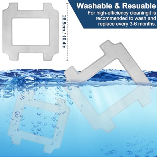 6 Pack Mop Pads for ECOVACS WINBOT W2S Window Cleaning Robot
