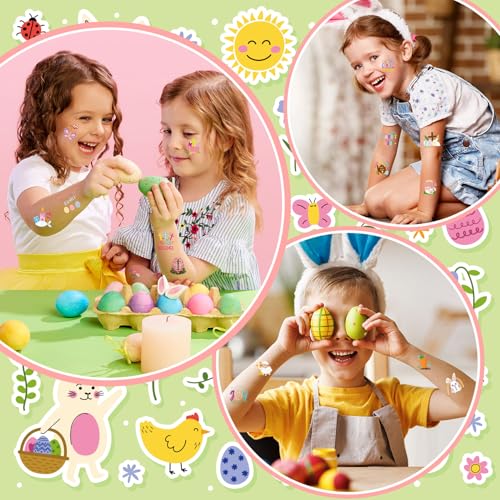 HOWAF 80Pcs Religious Easter Temporary Tattoos Christian Bible Stickers