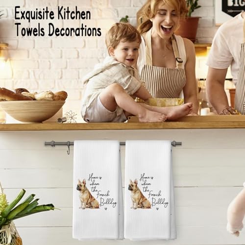 French Bulldog Kitchen Towels - Soft, Durable Dish Cloths