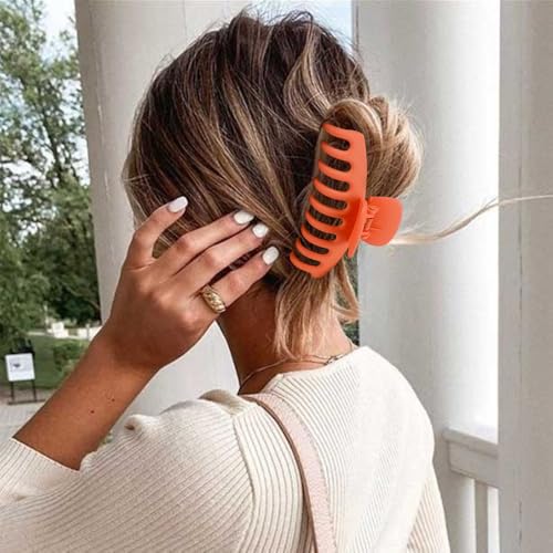 AOPRIE Large Hair Claw Clips 6 Pack for Thick and Thin Hair