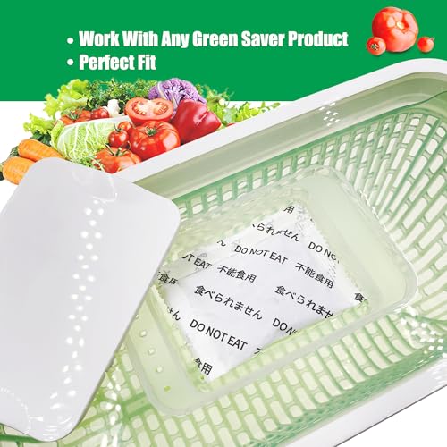Produce Saver Kit for OXO GreenSaver - 6Pcs Freshness Preserver