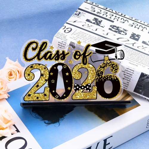 Class of 2026 Graduation Table Decorations - Acrylic Centerpieces