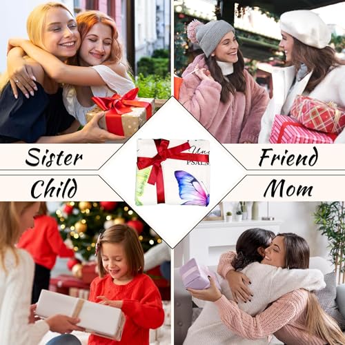 Inspirational Christian Throw Blanket for Women, Soft Fleece Bible Verse Gift