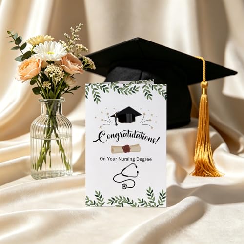 Nursing Degree Graduation Card for New Nurse Graduate - RYYike