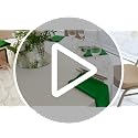 Kelly Green Washable Cloth Napkins Set of 24 - 18x18 Inch Table Linens