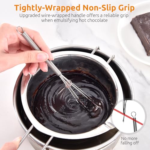 U-Taste Mini Whisk Set of 2 - 7" Stainless Steel Cooking Tools