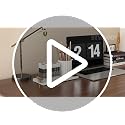 White Metal Napkin Holder Tray for Bathroom & Kitchen - Guest Towel Organizer with Double Handles