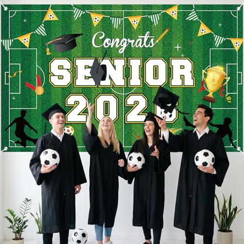 Soccer Graduation Banner | Class of 2026 Decor | 71x43in
