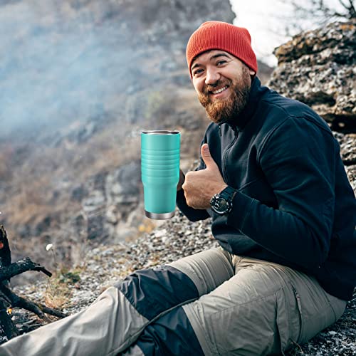 HAUSHOF 24 oz Stainless Steel Travel Mug with Leakproof Lid