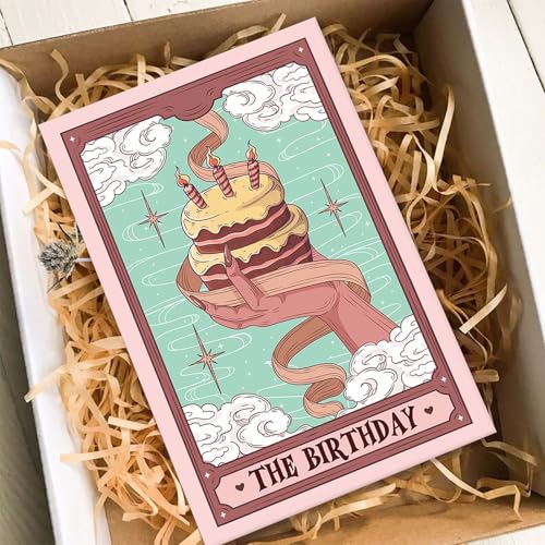 Tarot Birthday Card for Tarot Lovers | Magical 8x5.3 Card