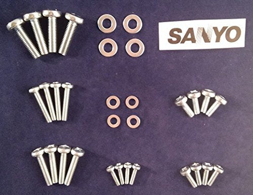 Sanyo TV Mounting Bolts and Washers Set - Compatible with Any Size TV