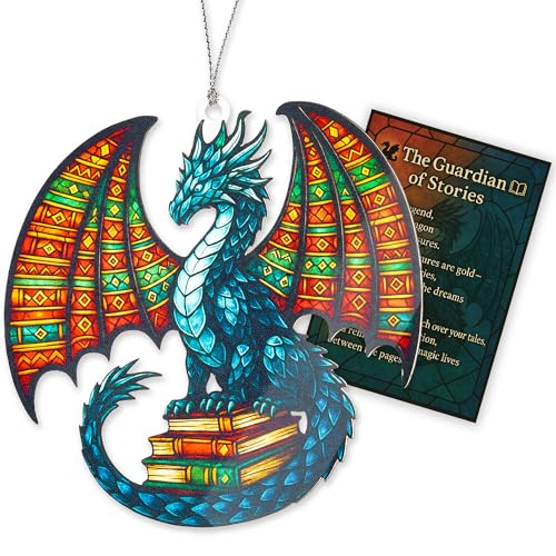 RUSATEN Book Lovers Christmas Ornament 2026 – Holiday Keepsake Gift for Readers