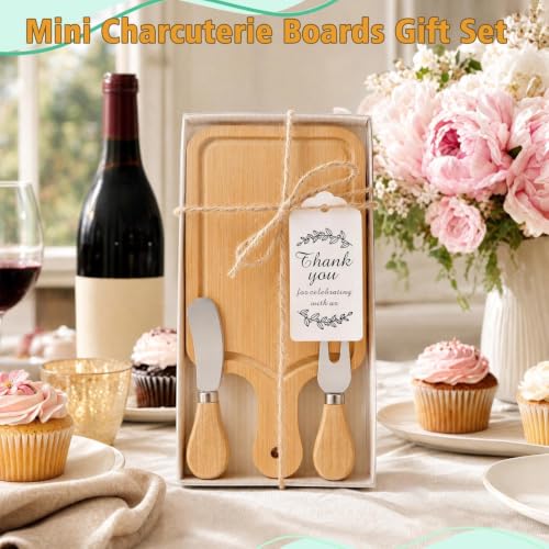 Esmorah Mini Bamboo Charcuterie Board Gift Set - 1 Set Party Favor