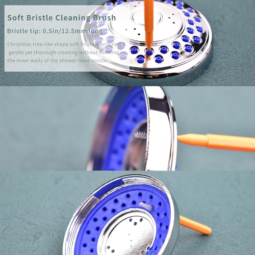 20-Piece Shower Head & Small Nozzle Cleaning Brush and Needle Tool Set