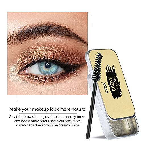 Ownest Eyebrow Soap Kit - Long-Lasting Waterproof 3D Feathery Brow Styling Pomade