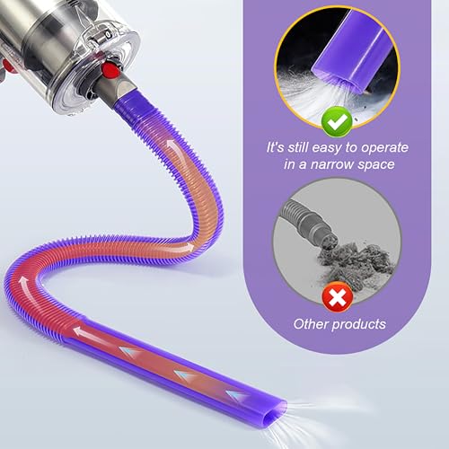 Dyson-Compatible Dryer Vent Cleaner Kit with Lint Vacuum Adapter