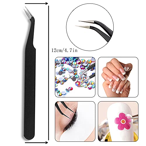 Kaychan Rhinestone Applicator Tool with Dual-Ended Wax Pen and Tweezers