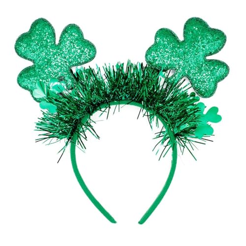 St. Patrick's Day Shamrock Clover Headband Green Hair Accessory