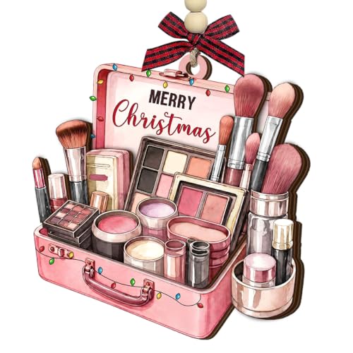 Makeup Christmas Ornament - Beauty Cosmetology Gift for Women and Girls