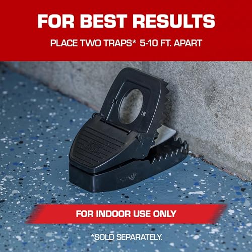 Tomcat Secure-Kill Rat Trap, Powerful Single-Touch Disposable Trap - 1 Pack