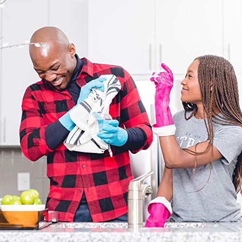 Playtex Living Reusable Rubber Cleaning Gloves, Small (Pack of 4)